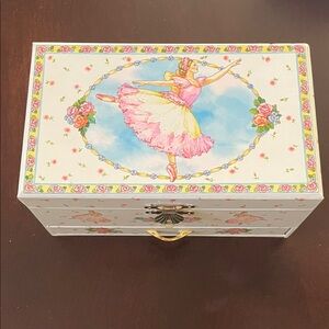 Ballet Dancer Vintage Musical Jewelry Box